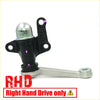 Black and silver metal idler arm support ball joint with spherical cap and threaded shaft for toyota hilux 2wd 1988-1997