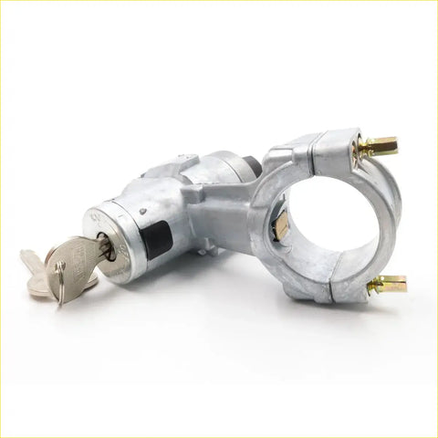 Silver metal ignition switch lock with keyhole and clamp for datsun nissan fairlady s30 240z 260z