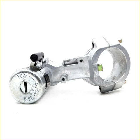 Silver metal ignition switch with keyhole and lock acc on start labels for nissan violet auster t12 mt steering lock