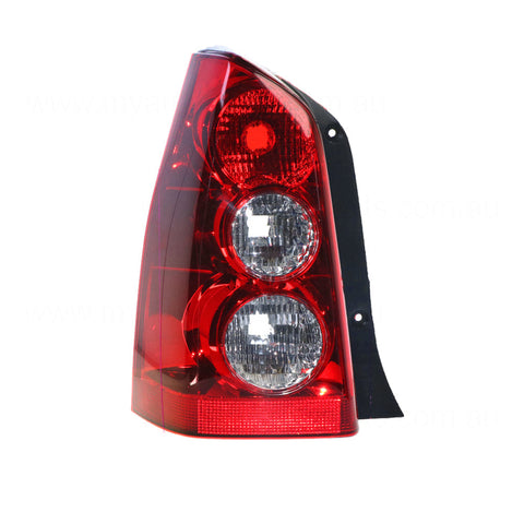 APG All Crash Black Red/Clear Tail Lamp Passenger Side