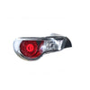APG All Crash Red/Clear Tail Lamp Passenger Side
