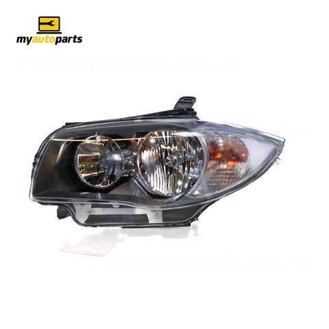 APG All Crash Halogen Black Head Lamp Passenger Side OES