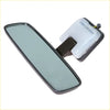 Black-framed interior rear view mirror with white led light module for toyota hilux ute 1988-1997 shown from back side
