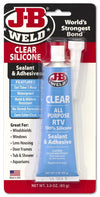 J-B Weld Clear Silicone Sealant & Adhesive 85g 31310