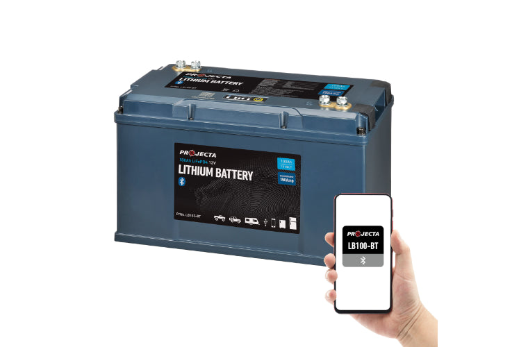 Projecta 100Ah 12V Lithium Battery 150Amp Discharge