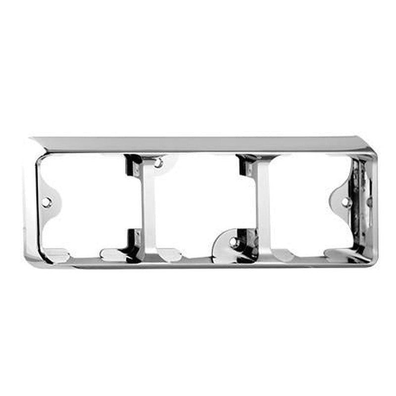 LED Autolamps Chrome Bracket (Suits 3x 100 Series Lights)
