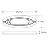 LED Autolamps Small Interior/Exterior Lamp with Aluminium