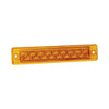 LED Autolamps Indicator Lamp Slimline Amber 130 x 25mm