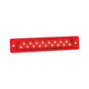 LED Autolamps Slimline Stop/Tail LED Lamp 12V w/Red Lens