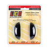 LED Autolamps Licence Plate Lamp with Black Base and 10cm