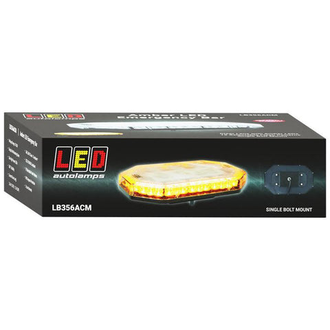 LED Autolamps Emergency Light Bar Amber LED with Clear