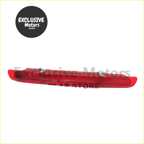 Red plastic rear tail light assembly showing back side for led high mount brake light nissan qashqai j10 2008-2013
