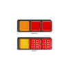 LED Autolamps 12-24 Volt, Bulk Tail Light 282ARRMB