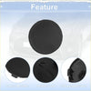 Left front tow hook cover for toyota auris 2006-2009 black plastic fuel cap with a secure sturdy design
