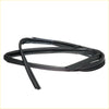 Black rubber weatherstrip seal coiled for lh front door glass run channel seal toyota hilux 1988-1997