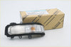 Lh mirror cover turn signal light for toyota hilux 2011-2015 with clear rectangular amber lens and black rubber trim