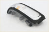 Lh mirror turn signal light cover for toyota hilux 2011-2015 clear ribbed lens with black rubber trim and gray metal brackets
