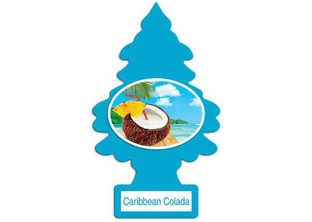 Little Trees Car Air Freshener Caribbean Colada 10 Pack