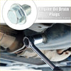 Silver hexagonal engine oil drain plug with threaded shaft for 4wd ute offroad use fits toyota 1990-2023