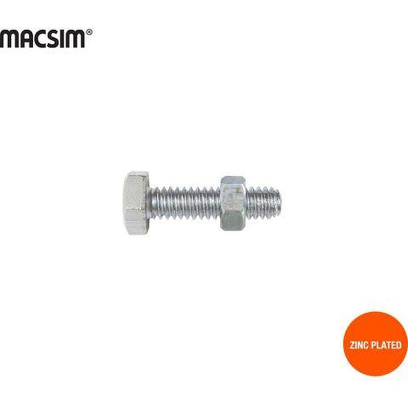 Macsim Bolt M6 X 40mm 8.8 6X40M88B