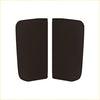 Black sleek rectangular phone cases with rounded edges shown from the back for magnetic car window sun shade mesh mazda cx-8