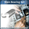 Silver metallic main bearing set 10 pcs metal for engine crankshaft installation on toyota avensis 1998-2008