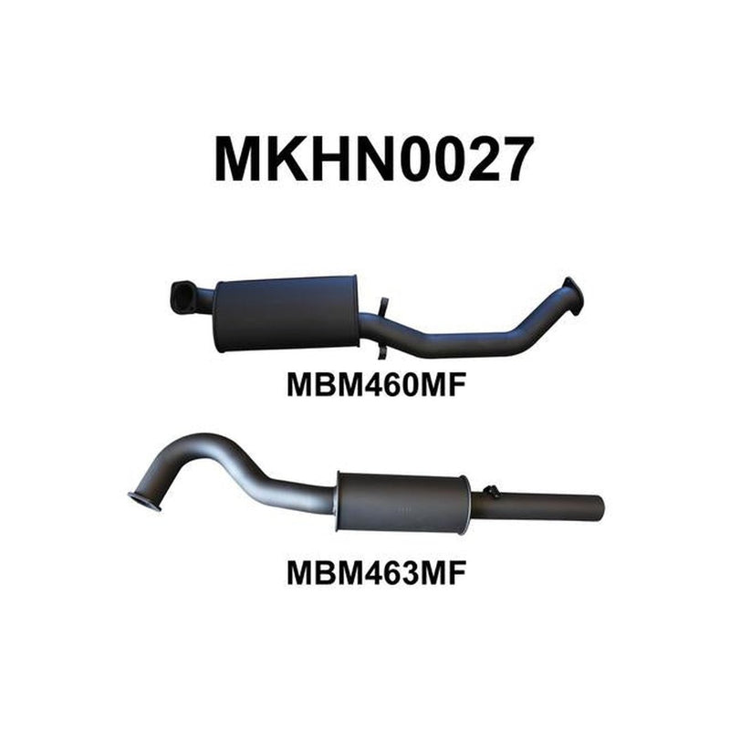 Manta 3" Cat Back Exhaust Quiet Fits VL Commodore 3.0L