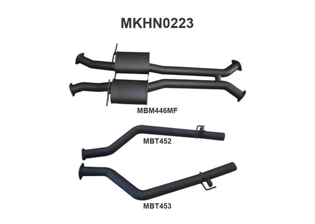 Manta 3" Dual Cat Back Exhaust Loud Fits VY Maloo