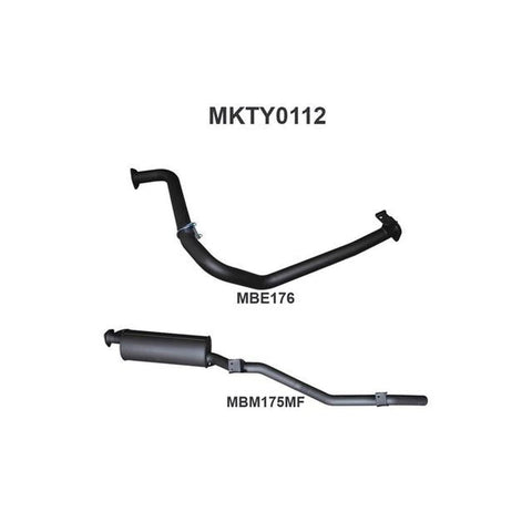 Manta 2.5" Exhaust Off Engine Pipe Fits Landcruiser