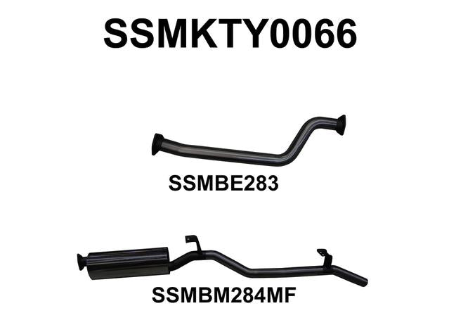Manta 2.5" Exhaust Off Engine Pipe Fits Landcruiser FJ75