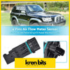 Black plastic 4-pin mass air flow meter sensor with teal rubber gasket for Nissan Patrol GU 3.0TD Pulsar N16