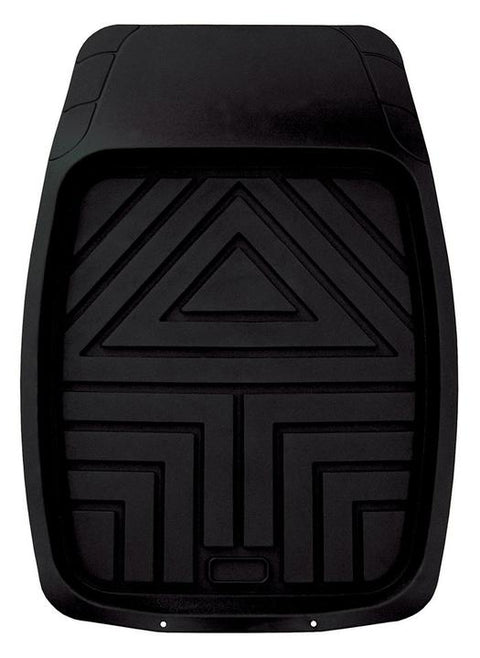 Mean Mother Deep Dish Rubber Floor Mat Front Black MM4800