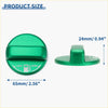 Metal gas fuel tank cap cover sticker green metallic with lock and open arrows for toyota hiace 200 series