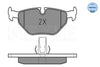 Meyle Original Brake Pad Set Rear 025 216 9117