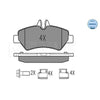 Meyle Original Brake Pad Set Rear 025 291 9019