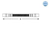 Meyle Original Brake Hose Front 014 042 0010