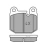 Meyle Original Brake Pad Set Front 025 205 8816