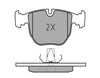 Meyle Original Brake Pad Set Front 025 214 8619