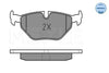 Meyle Original Brake Pad Set Rear 025 216 9117