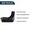 Black plastic mud flap side skirt with sturdy curved design for toyota avalon 2007-2018 splash guards set