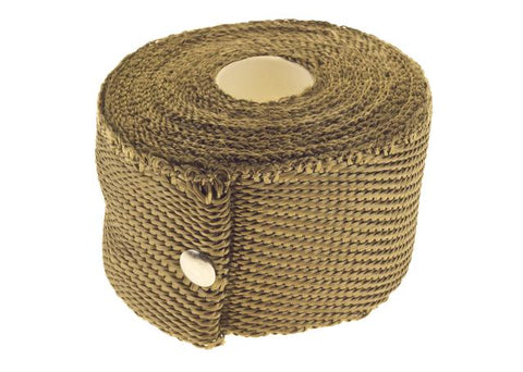 MVP Black Titanium Exhaust Wrap 2" x 15ft VPR-031-15FT