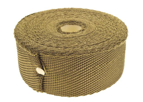 MVP Black Titanium Exhaust Wrap 2" x 50ft VPR-031-50FT