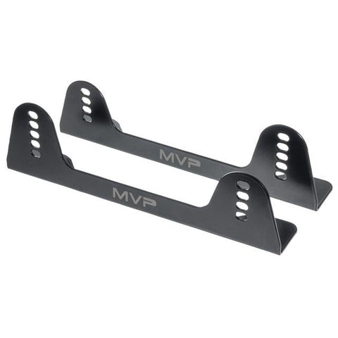 MVP 110mm Mild Steel Seat Mounts Pair Black VPR-052