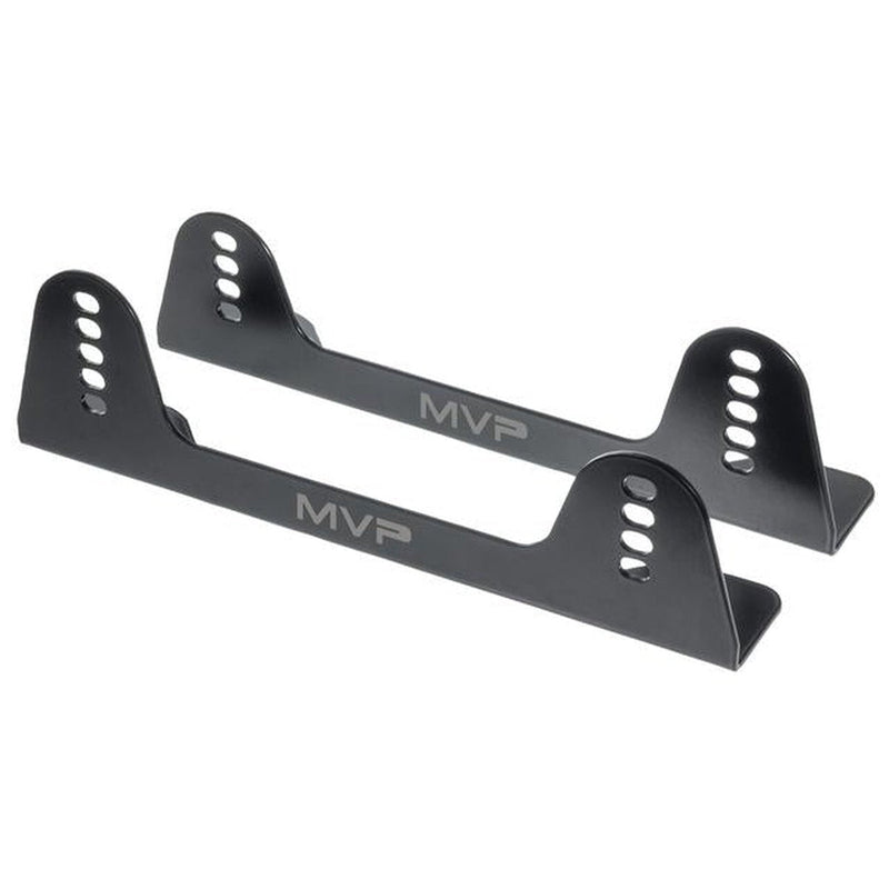 MVP 110mm Mild Steel Seat Mounts Pair Black VPR-052