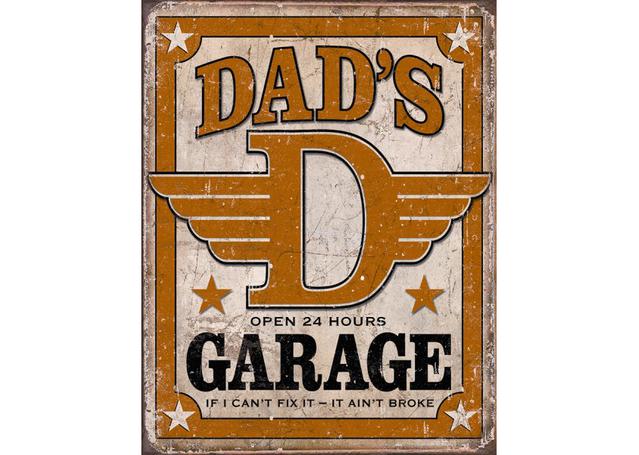 Dads Garage Metal Sign (32x41cm) MSI1894