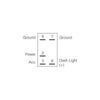 Narva Switch Momentary Rocker Illuminated 12V 20A Red
