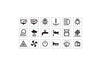 Narva RV & Marine Sticker Set Black (50Pk) 63178BL