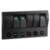 Narva Switch Panel 6 Way With Circuit Breaker 63194