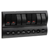 Narva Switch Panel With Fuse Protection 8 Way 63196