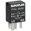 Narva Normally Open 4P Micro Relay with Resistor 10A 12V